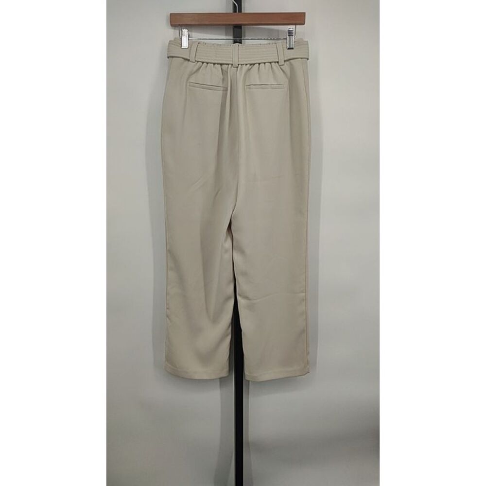 Quince Women's Cream Trousers with Tie Waist - Picture 2 of 2